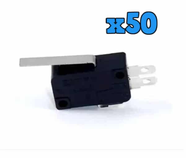 50 Micro Switch Zippy Original Para Palanca O Boton Arcade