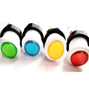 10 Botones con Micro zippy Arcade De Colores Para Maquinitas