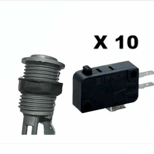 Botón Para Maquinita Arcade 10 Piezas + 10 Micro Switch