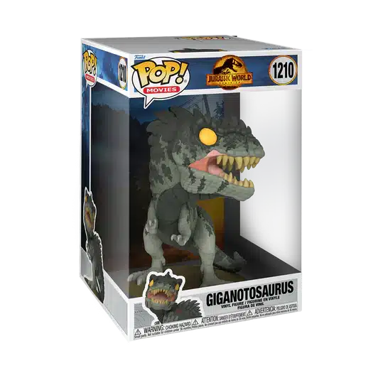 Funko Pop Jumbo: Jurassic World Dominion - Giganotosaurus 10 Pulgadas